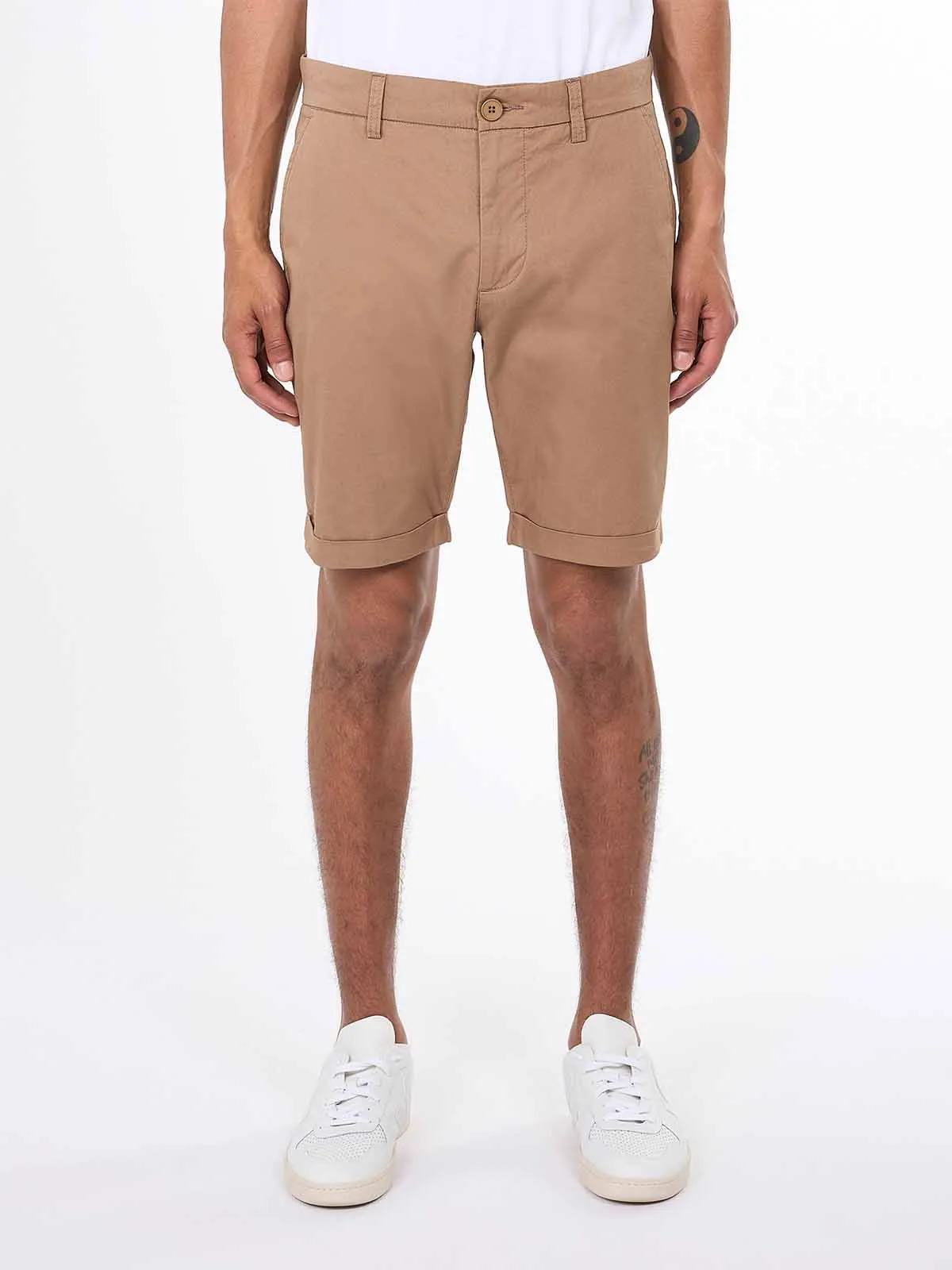 KNOWLEDGE COTTON APPAREL Chuck Regular Chino Poplin Shorts tuffet