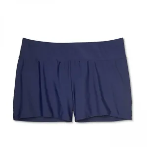 Kona Sol Women's Plus Size High Waist Swim Bikini Boyshorts