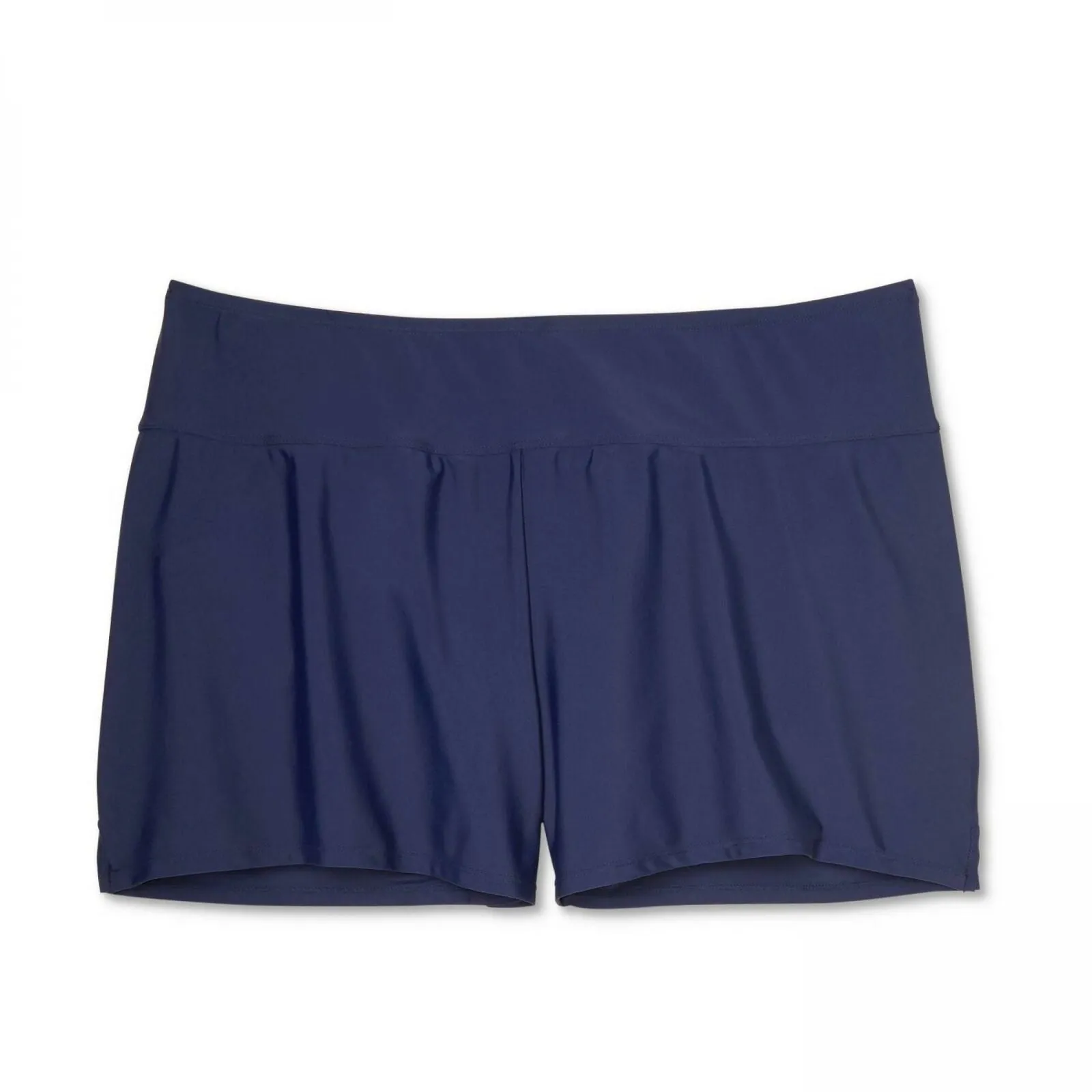 Kona Sol Women's Plus Size High Waist Swim Bikini Boyshorts