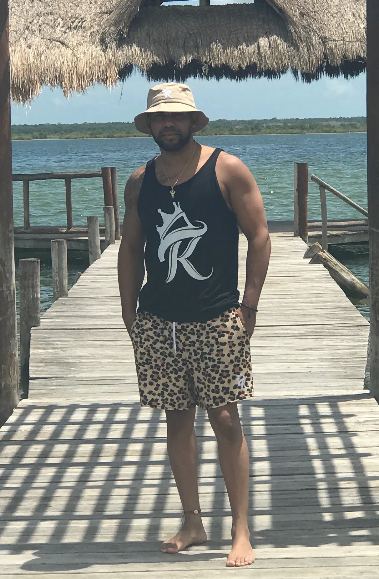 KR Leopard Swimming Trunks