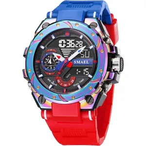 KXAITO Men's Watches Sports Outdoor Waterproof Military Watch Date Multi Function Tactics LED Alarm Stopwatch | Multiple Colors