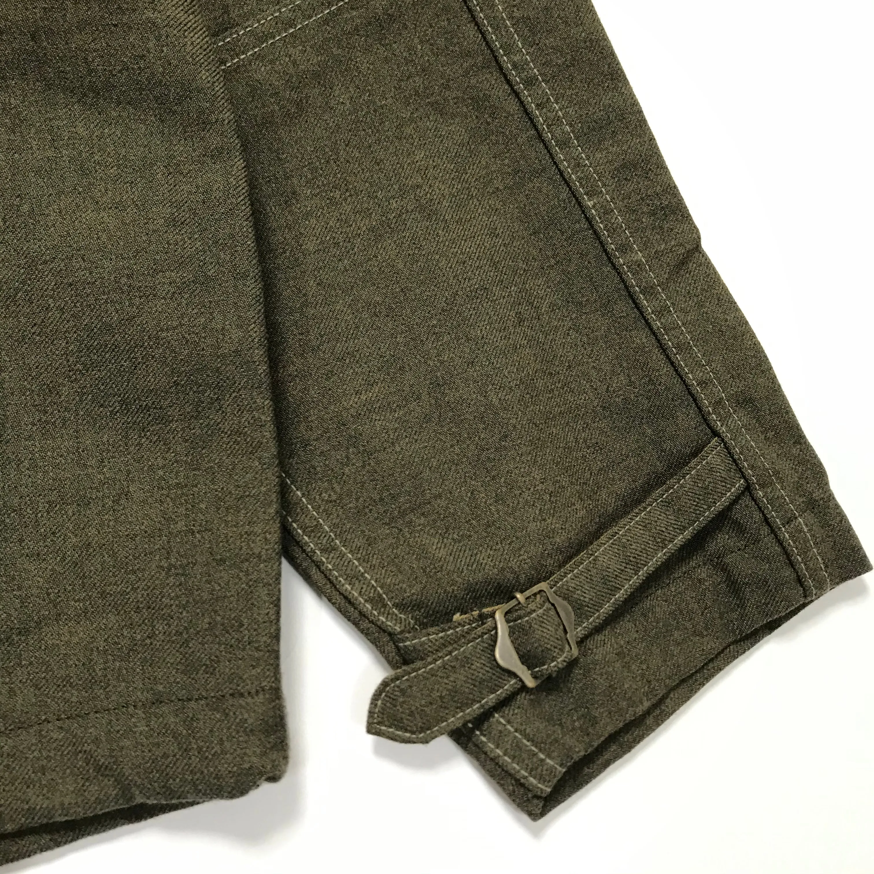 [L] Kapital Kiro Hirata Wool Military Parka Jacket Olive