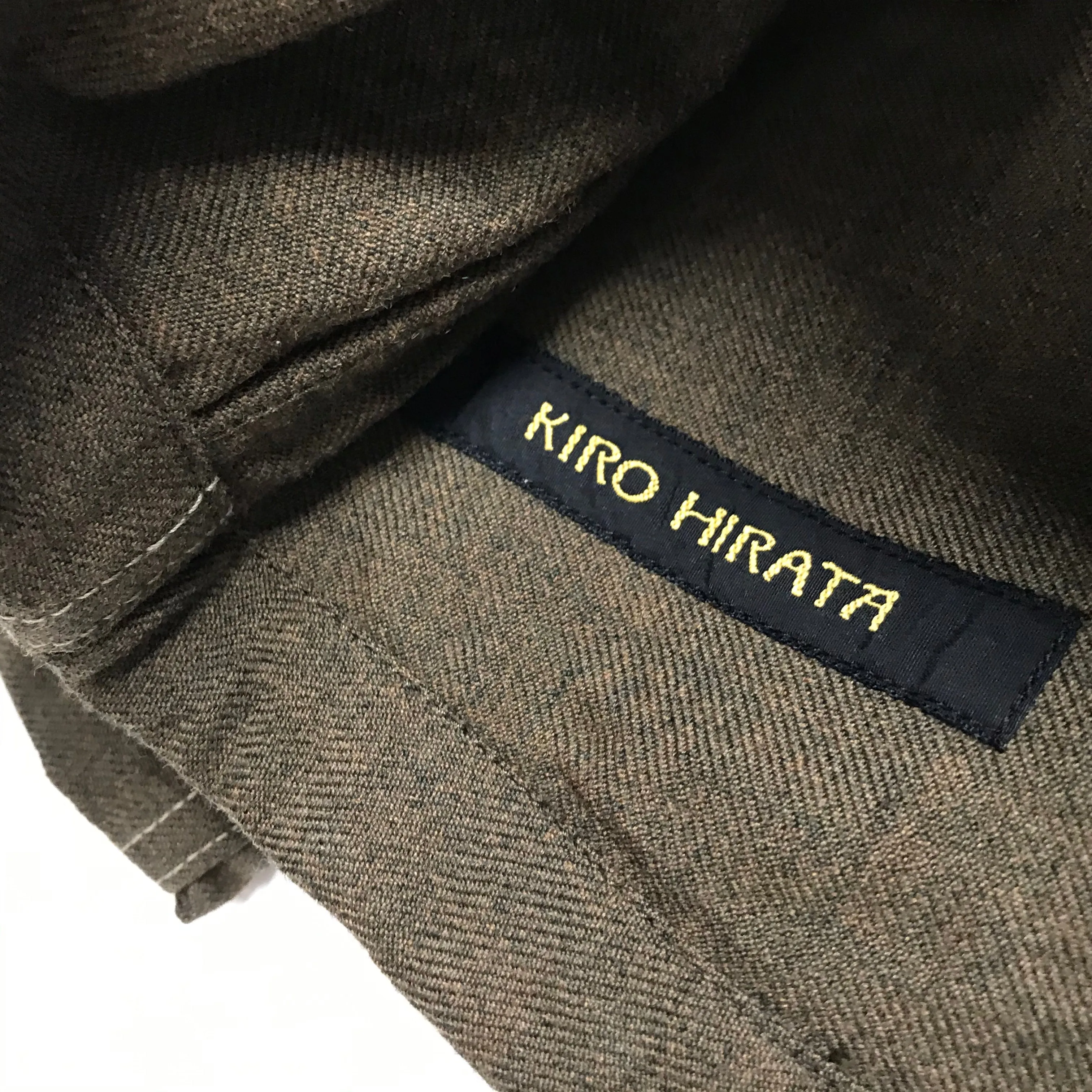 [L] Kapital Kiro Hirata Wool Military Parka Jacket Olive