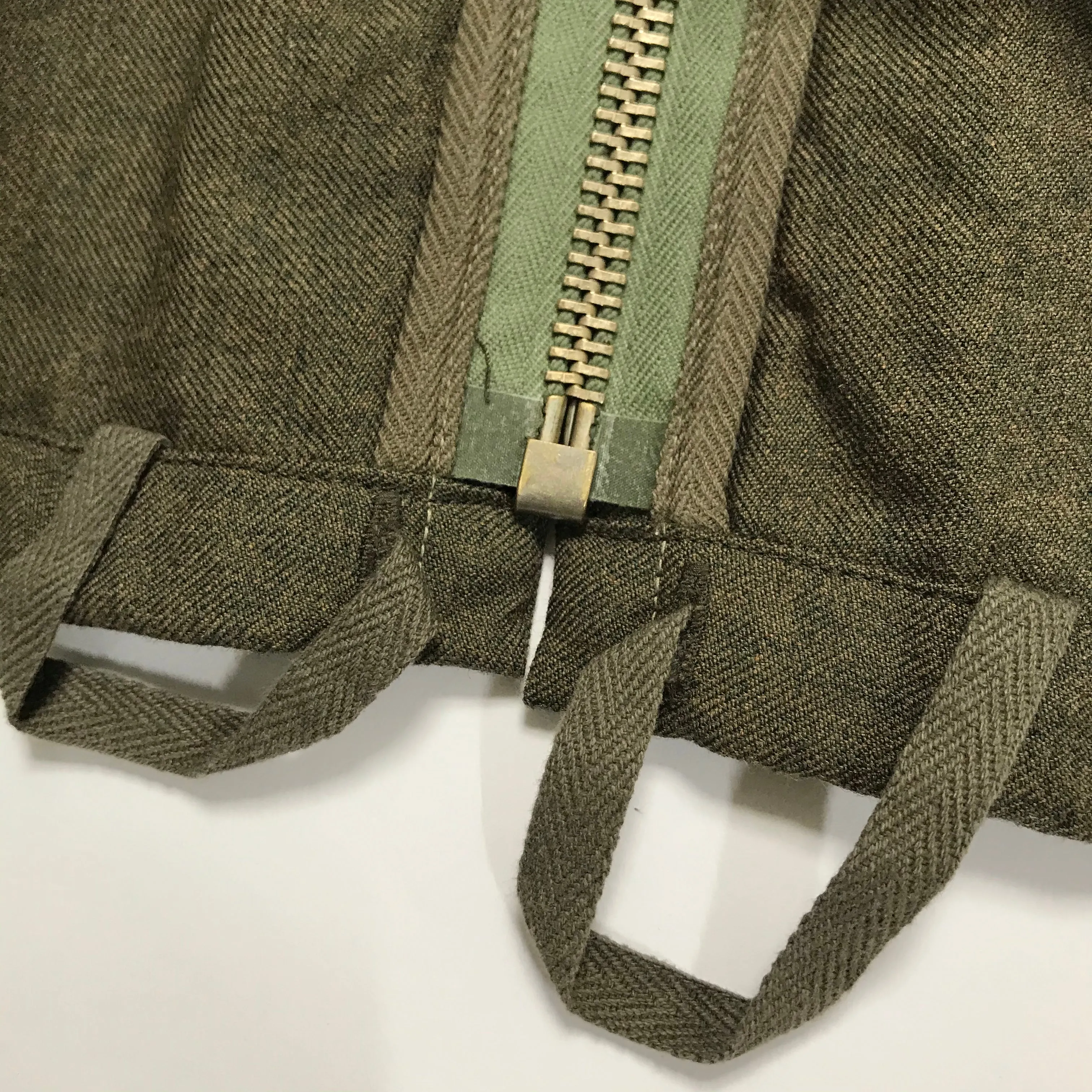 [L] Kapital Kiro Hirata Wool Military Parka Jacket Olive