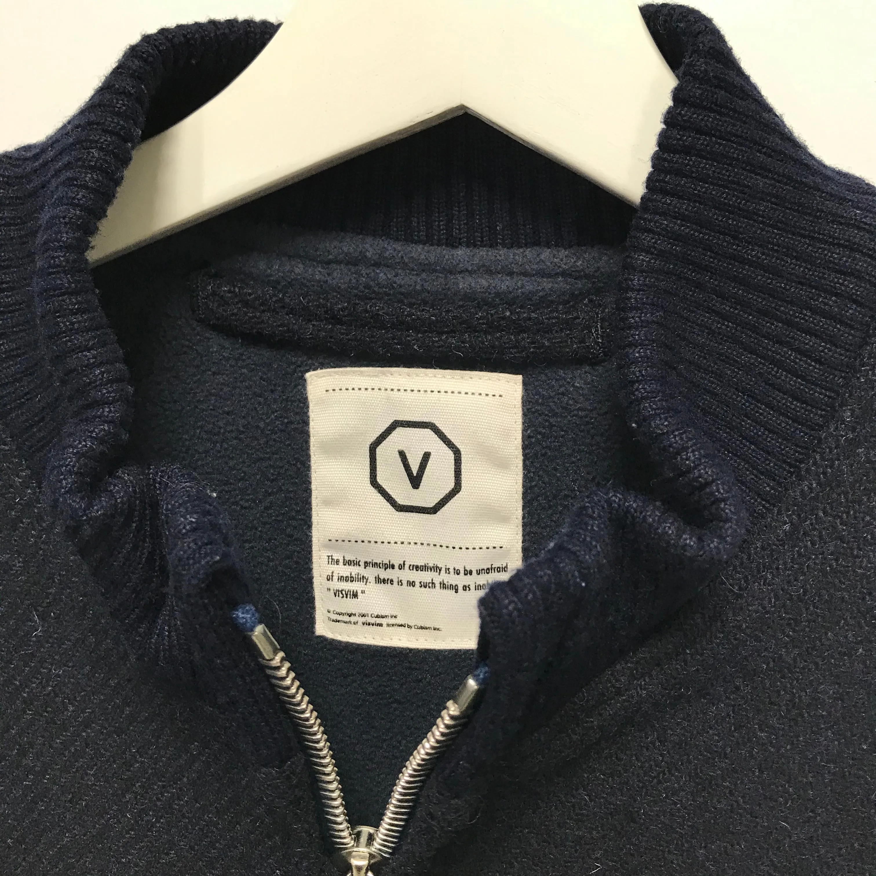 [L] Visvim Harris Tweed Gore Windstopper Wool Mechanics Jacket