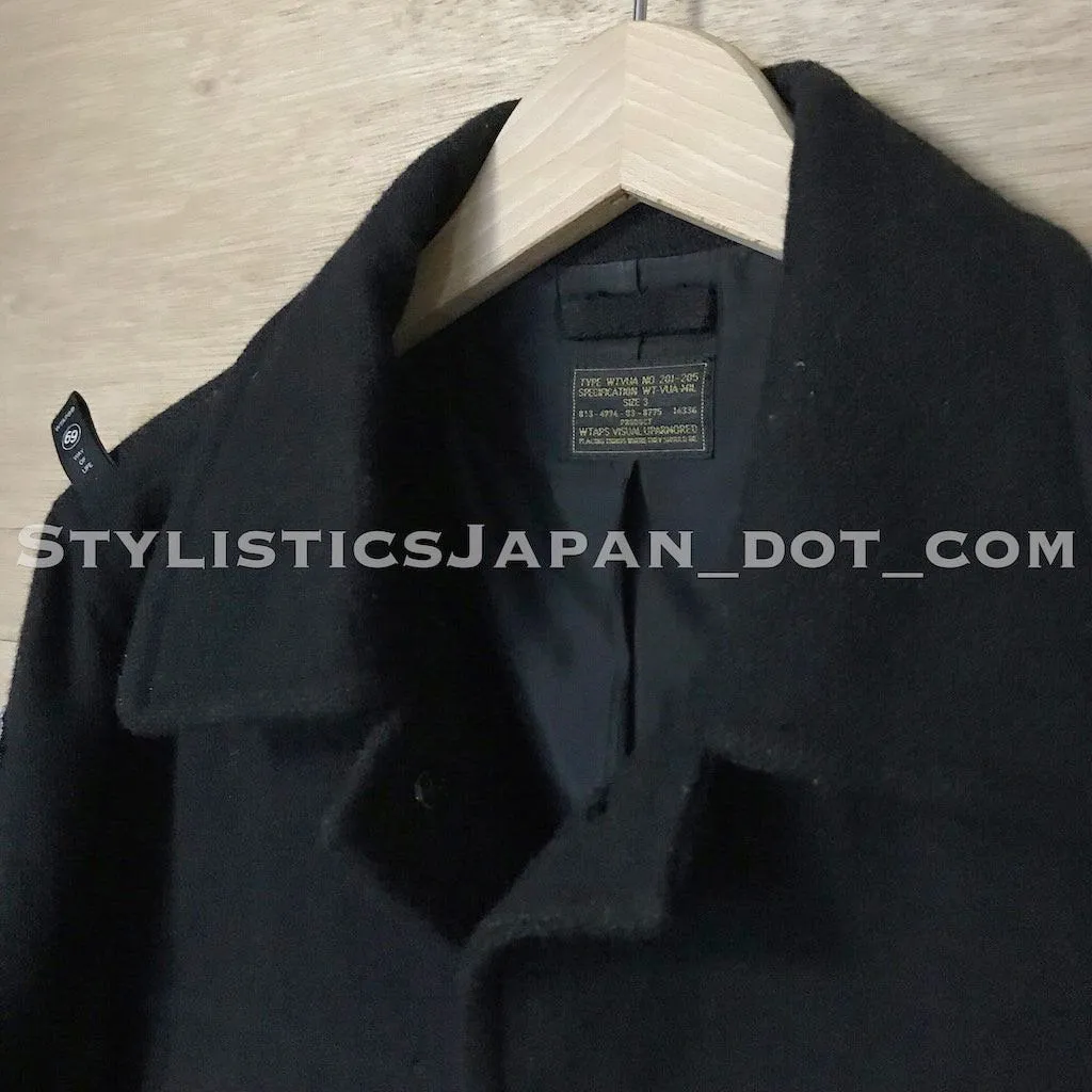 [L] WTaps 12AW Wool CPO Jacket Black