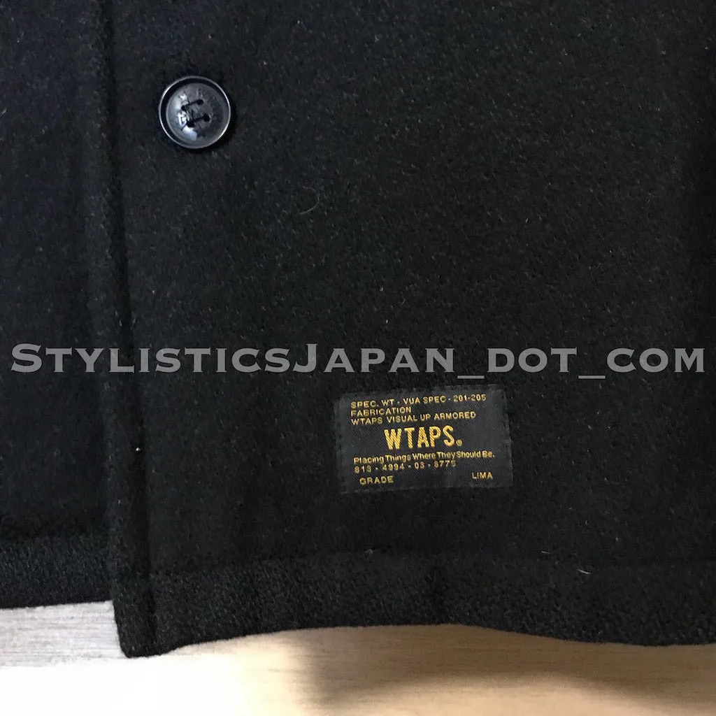 [L] WTaps 12AW Wool CPO Jacket Black