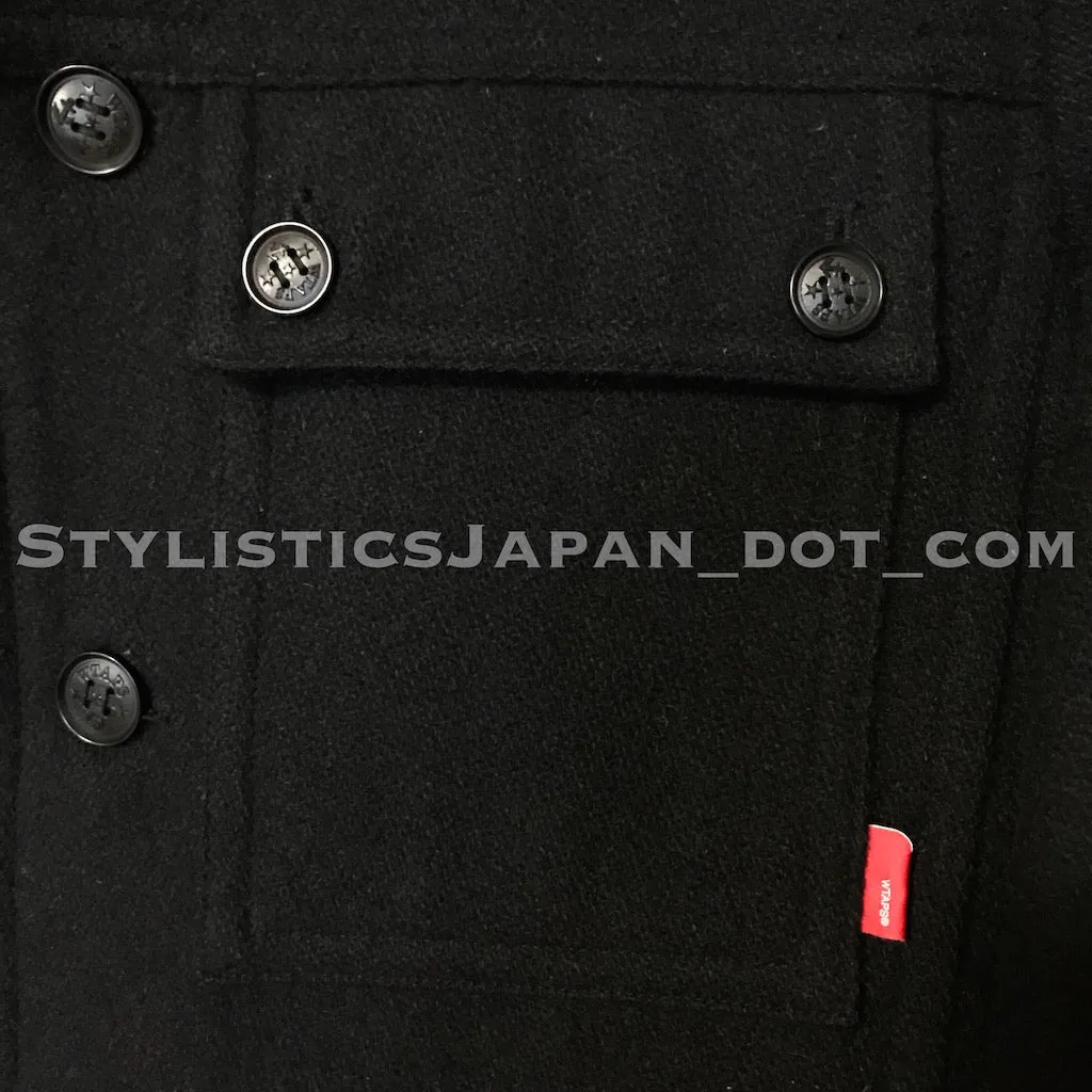 [L] WTaps 12AW Wool CPO Jacket Black