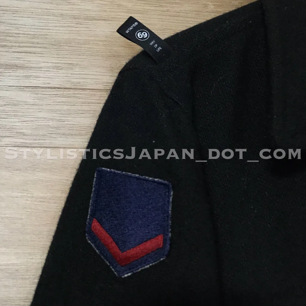 [L] WTaps 12AW Wool CPO Jacket Black
