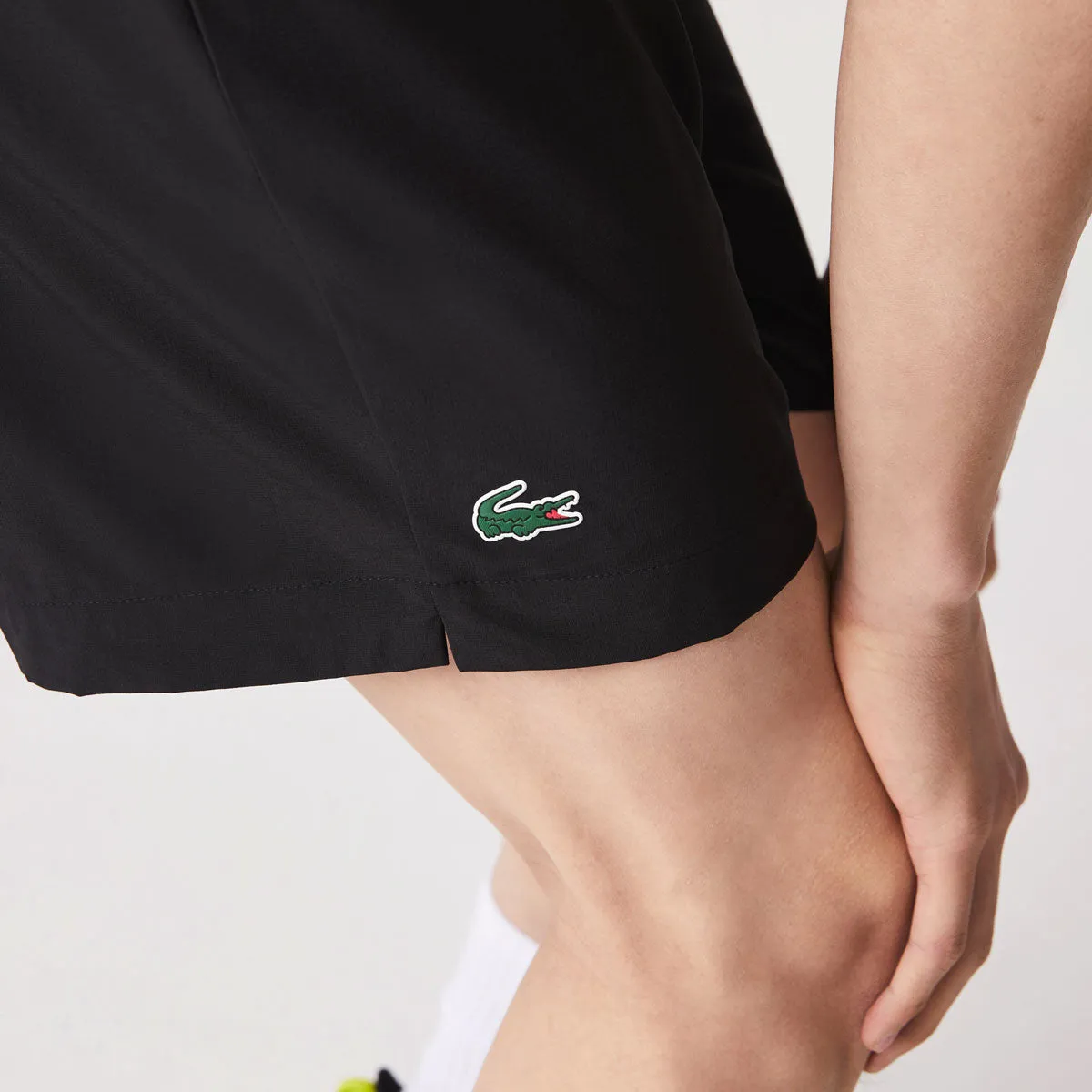 Lacoste Men's Ultra Light 8-inch Short (Black/White)