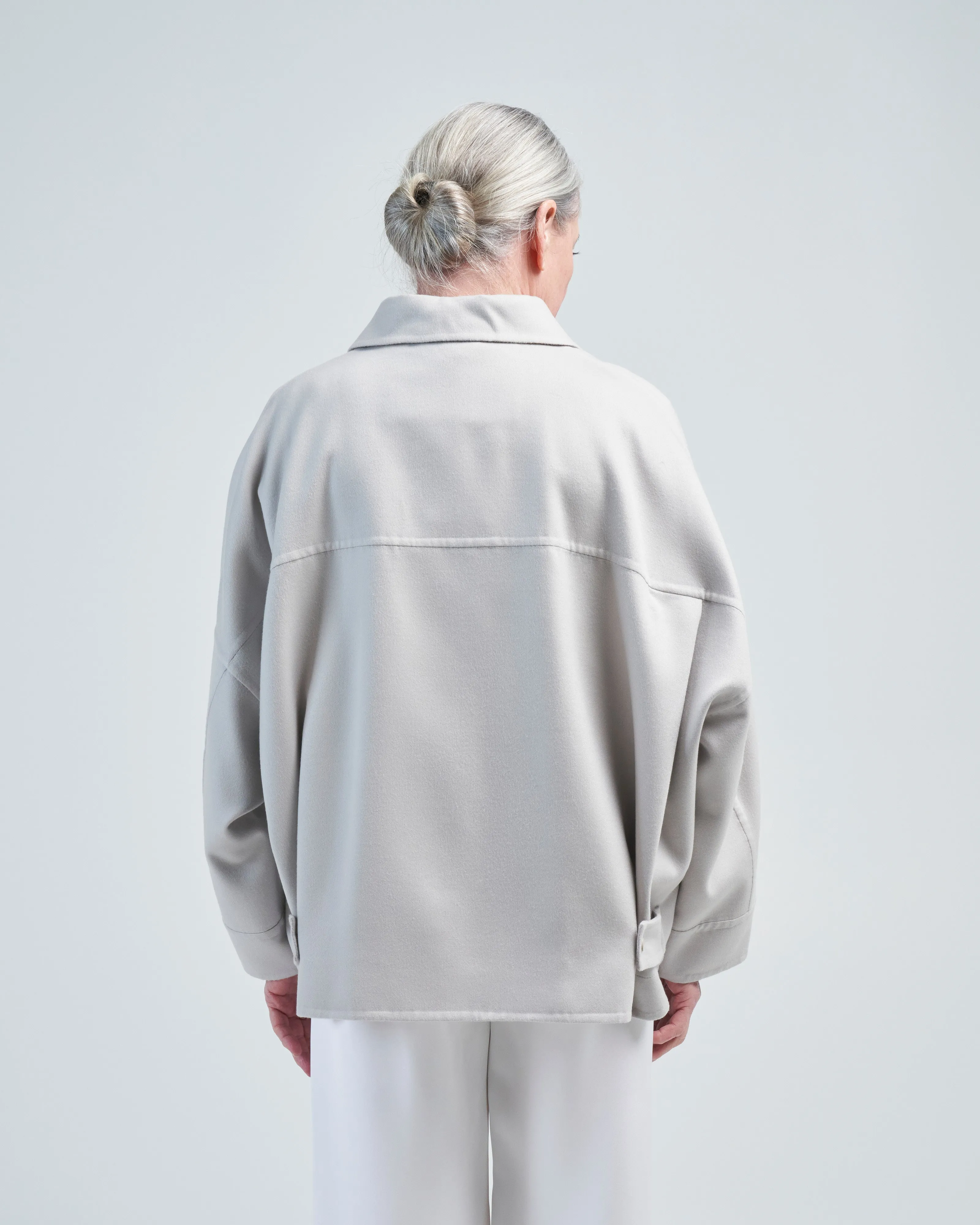 lana double-faced wool western jacket
