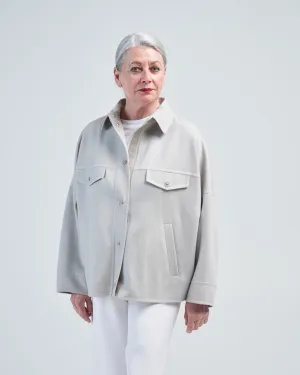 lana double-faced wool western jacket