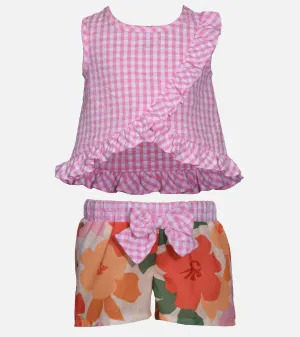 Lani Gingham Short Set