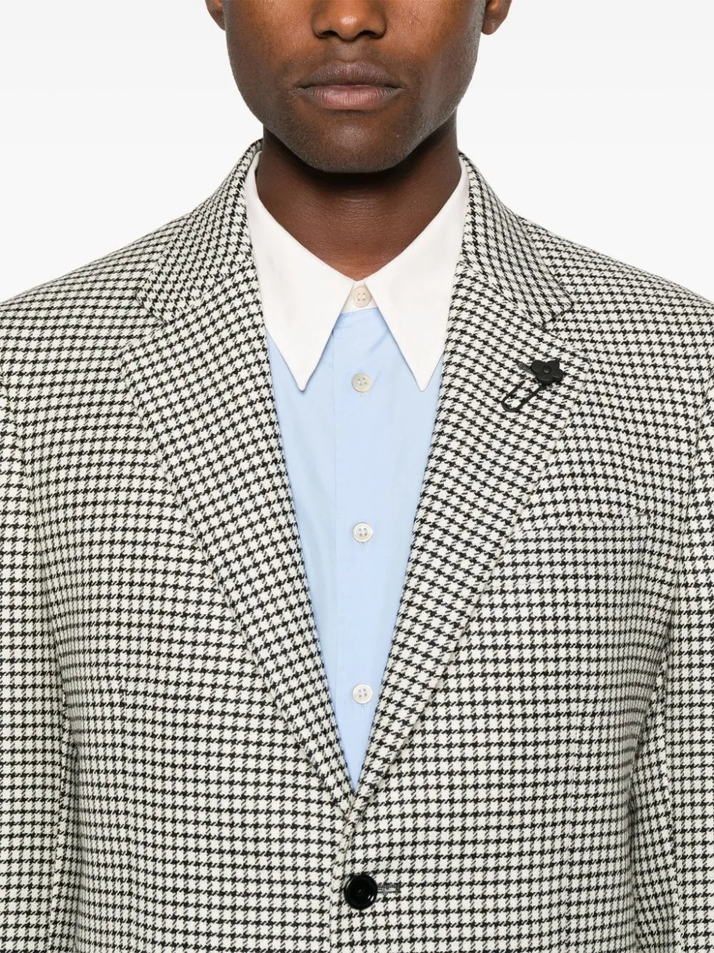 LARDINI Men's FW24 Wool Outerwear Jacket