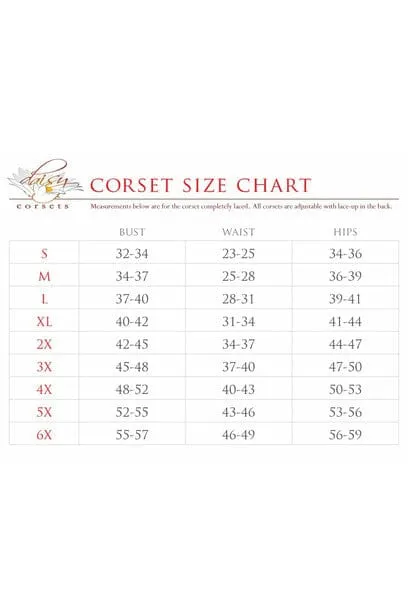 Lavish Clear Purple Curvy Cut Mini Cincher Corset