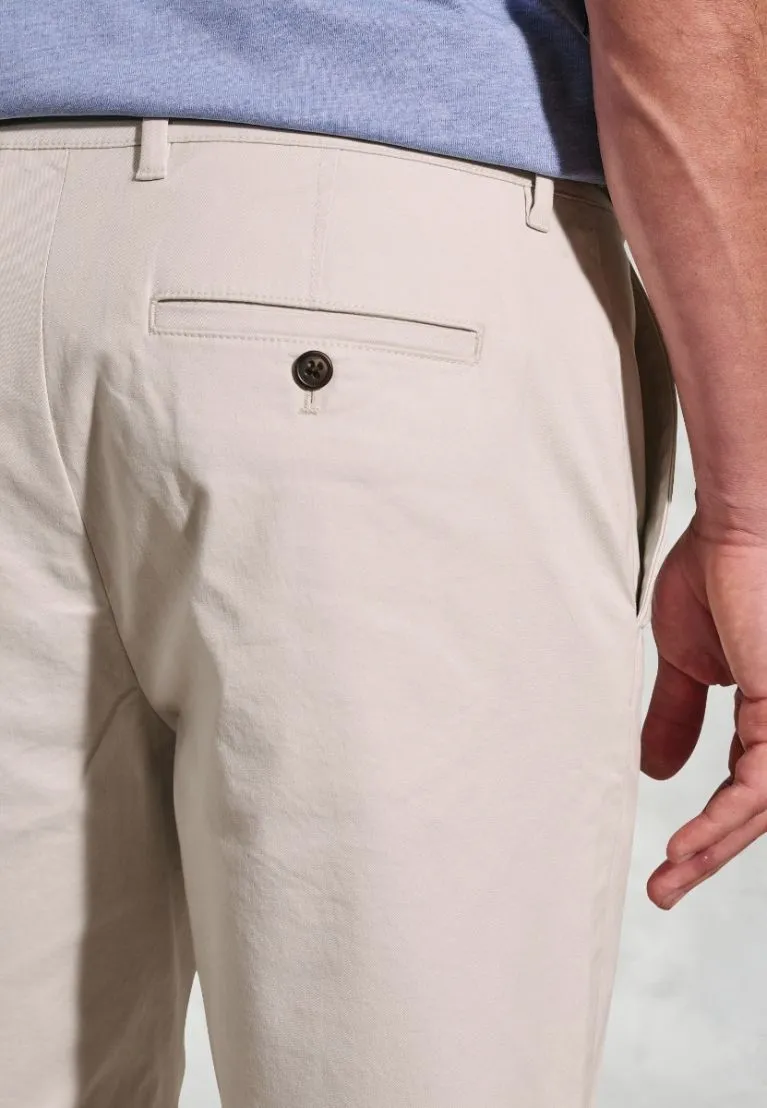Leo Stone Stretch Cotton Chino Shorts