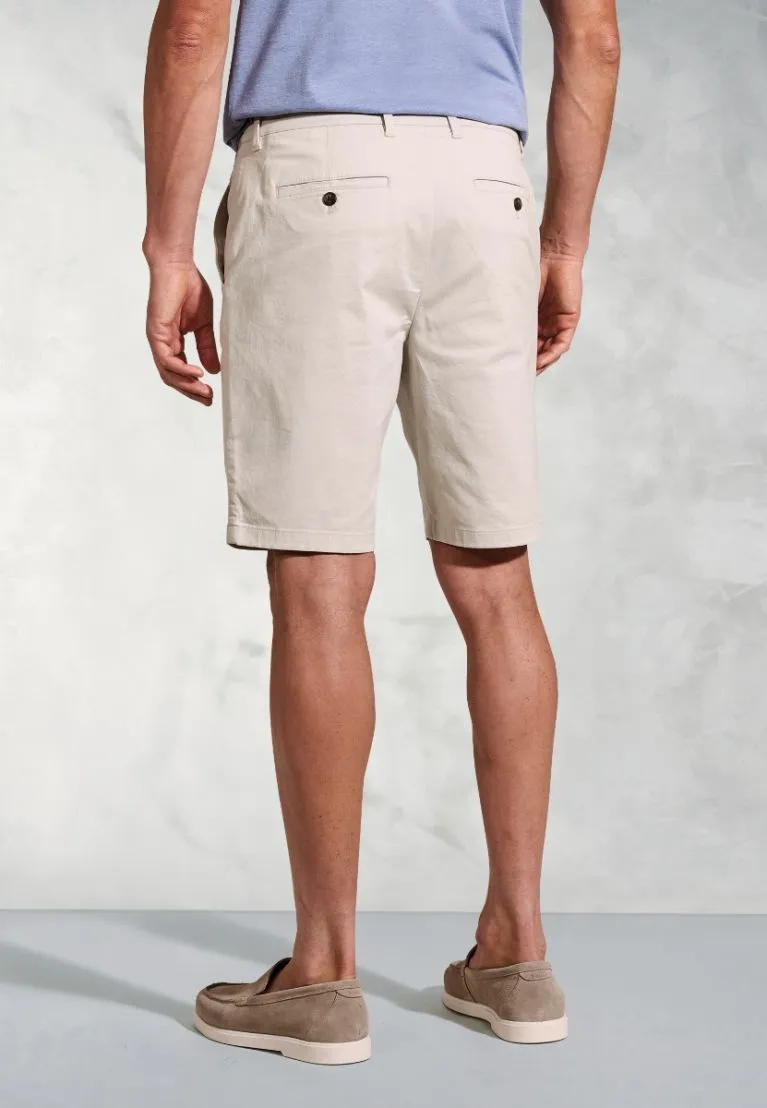 Leo Stone Stretch Cotton Chino Shorts