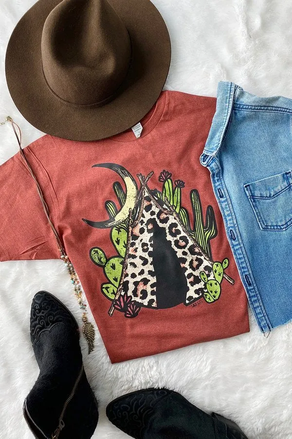 LEOPARD TEEPEE TEE