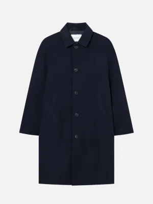 Les Deux Michael Solid Wool Coat 3.0 - Dark Navy