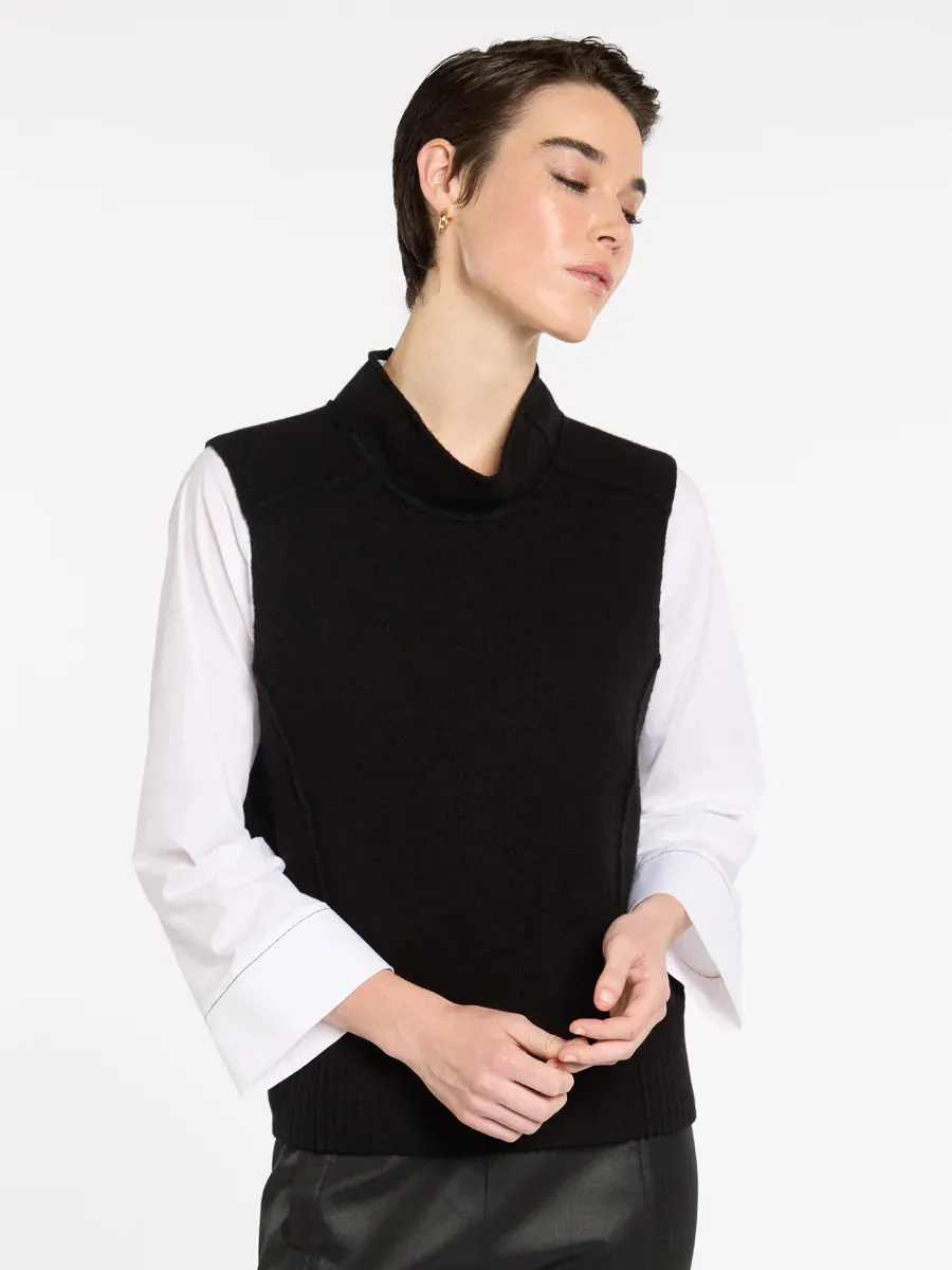 Lightweight Boiled Wool Knit