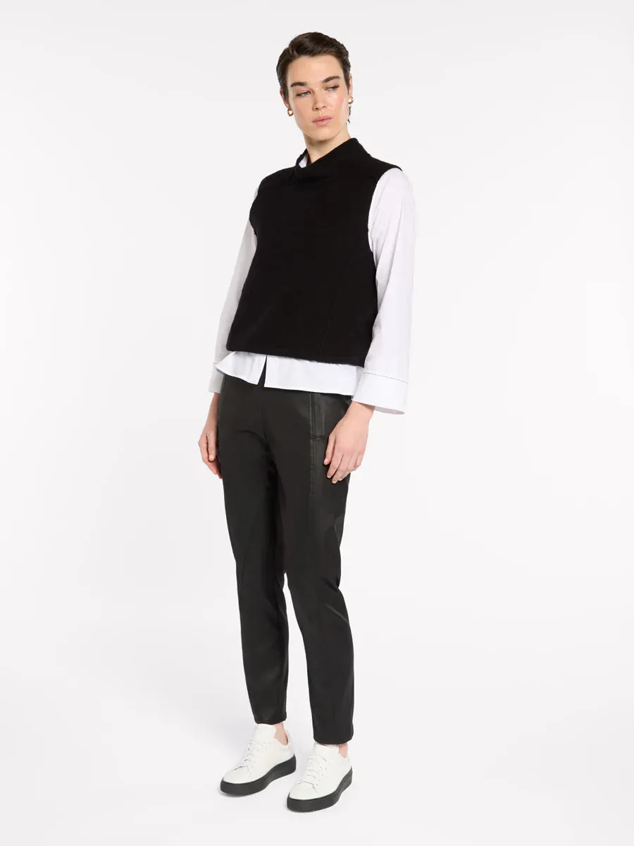 Lightweight Boiled Wool Knit