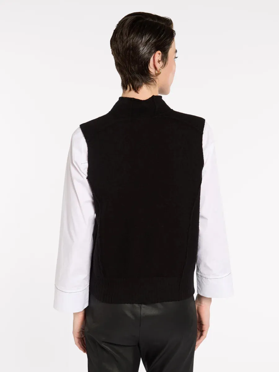 Lightweight Boiled Wool Knit