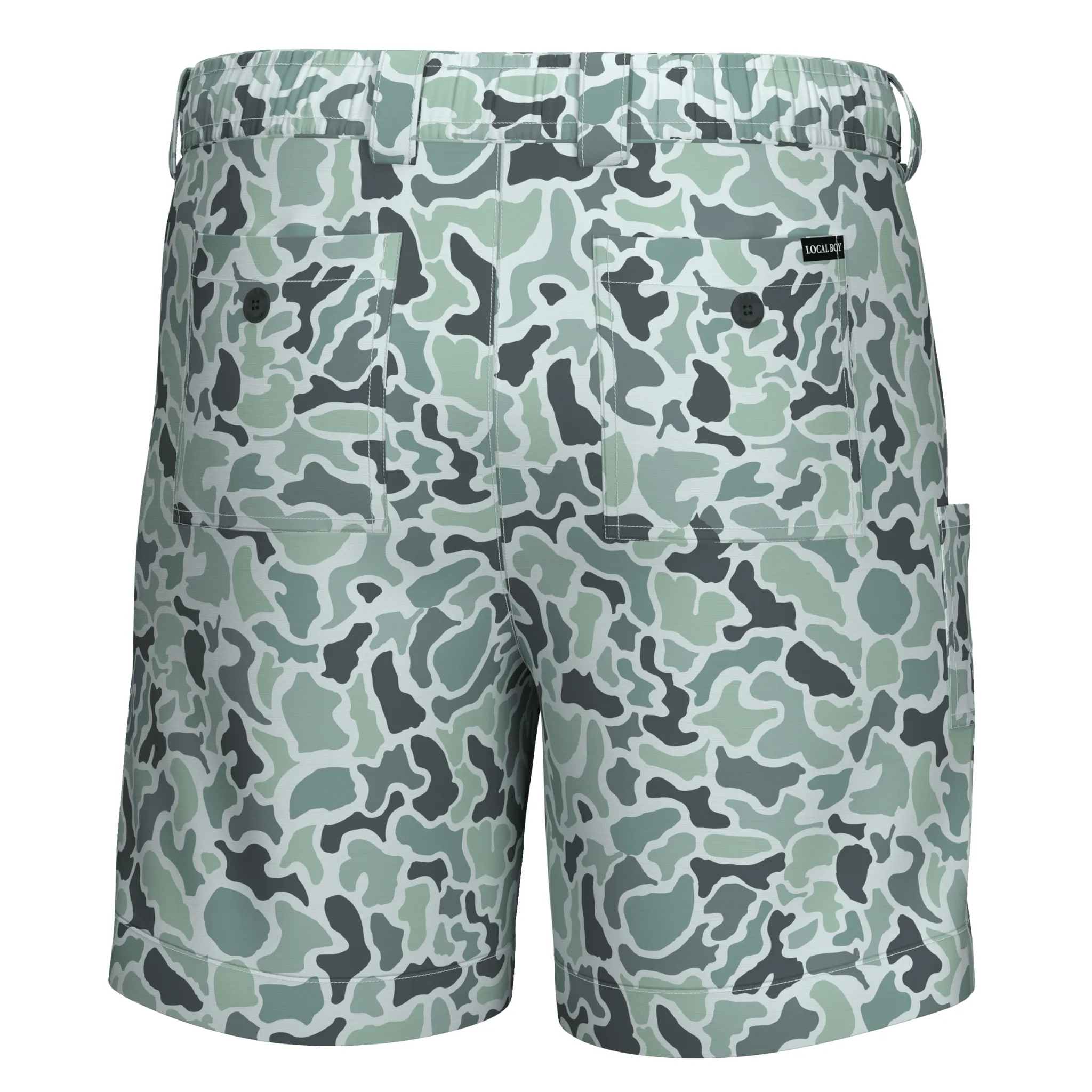 Local Boy Men's Chum Shorts- Localflage Lagoon