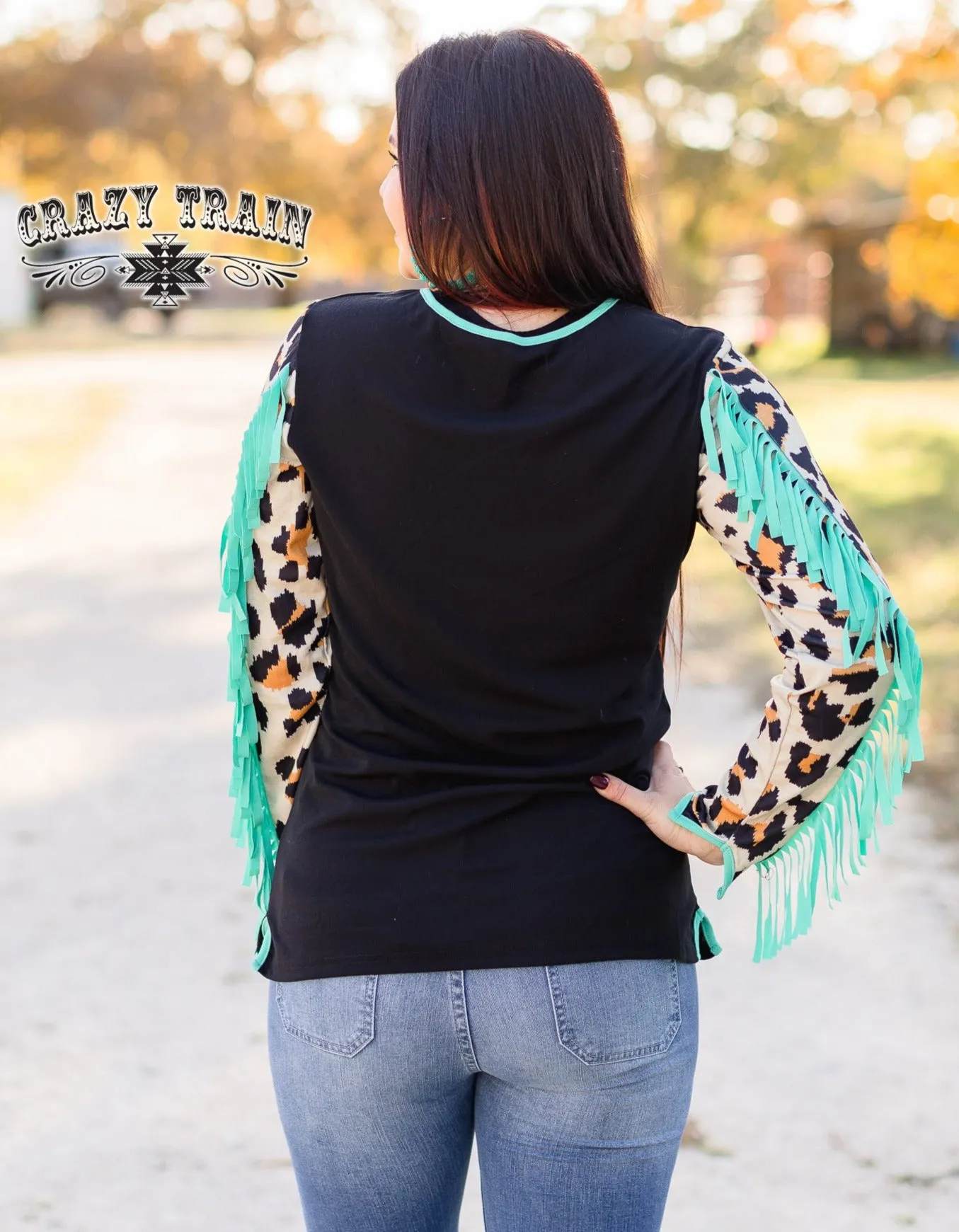 Loretta Leopard Top