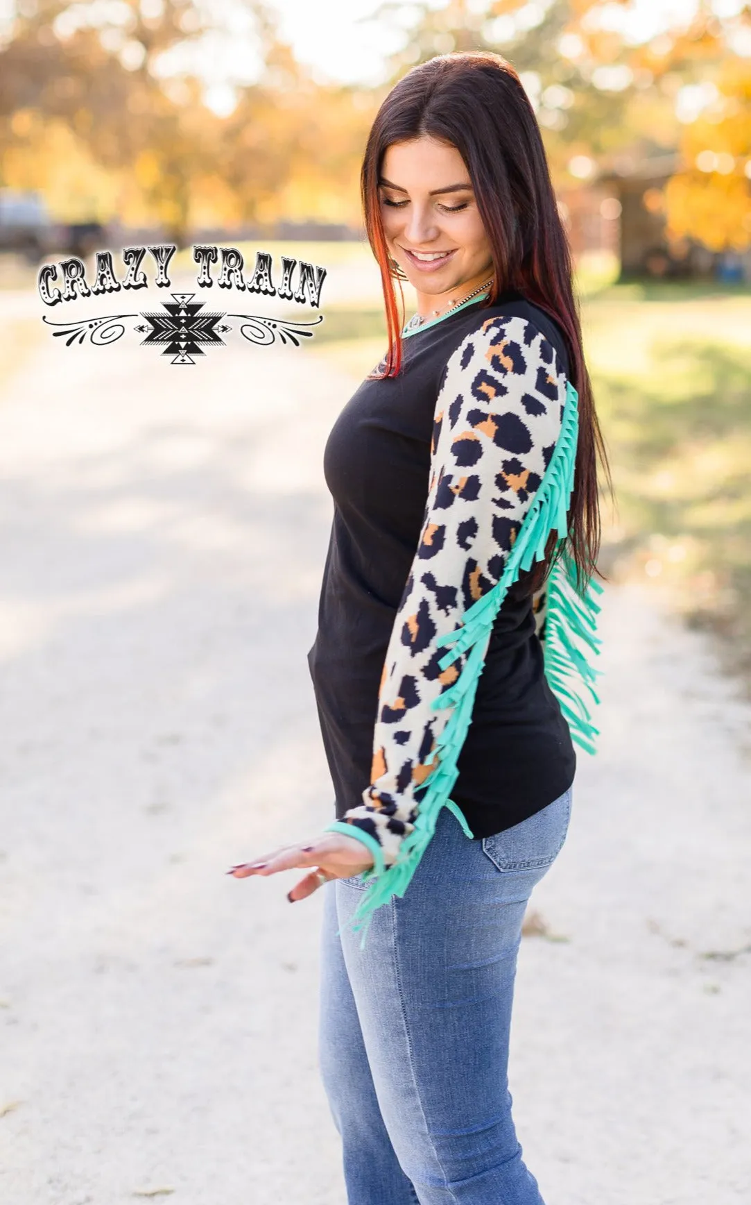 Loretta Leopard Top