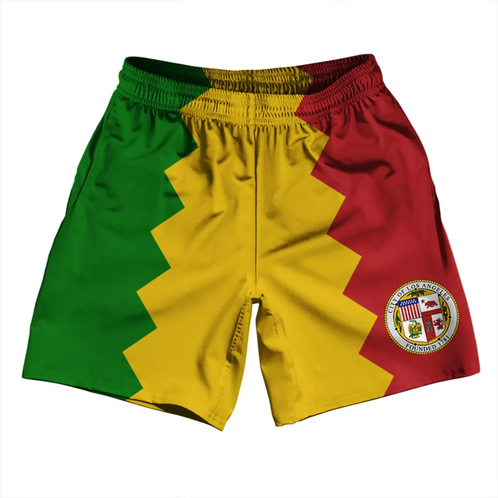 Los Angeles Athletic Running Fitness Exercise Shorts 7" Inseam Shorts Made In USA