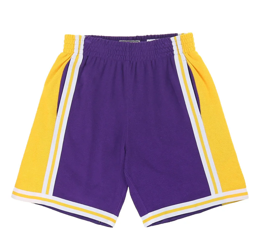 LOS ANGELES LAKERS REVERSE FLEECE SWINGMAN SHORT