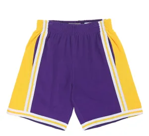LOS ANGELES LAKERS REVERSE FLEECE SWINGMAN SHORT