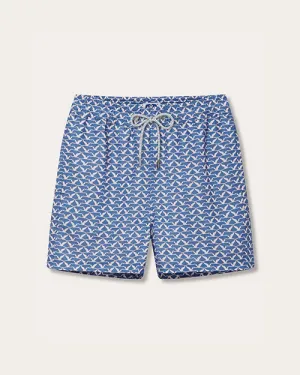 LOVE BRAND & CO | Men's Staniel Swim Shorts | Flamingo Flamboyance