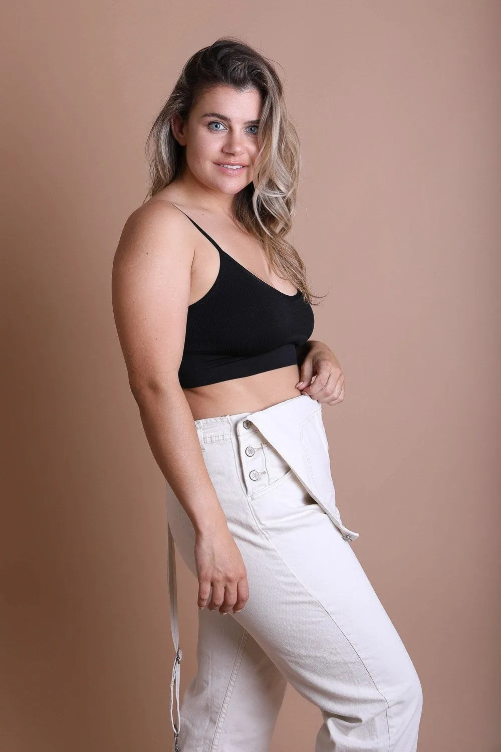 Low Back Seamless Bralette Plus - 3 colors
