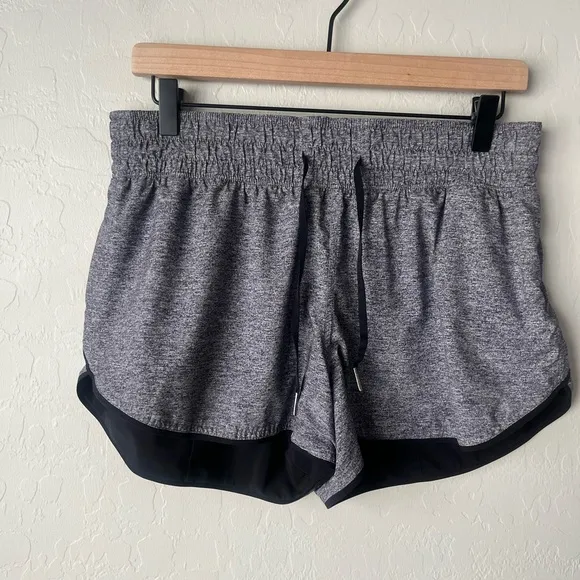 Lululemon choose a side reversible athletic shorts 8 black grey