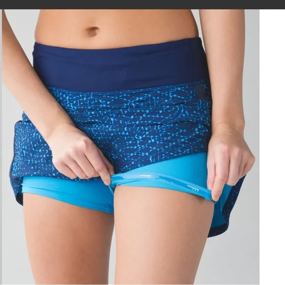 Lululemon Pace Revival Skirt Samba Snake