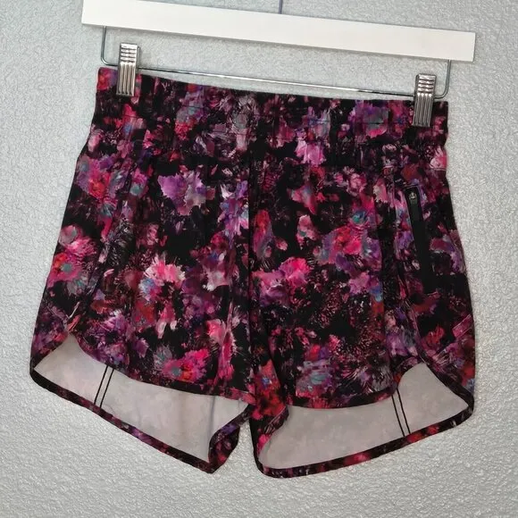 Lululemon Tracker Short V *4&quot; - 6 Fluoro Floral Multi