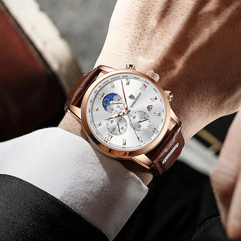 Luxury Chrono Sport Quartz Watch