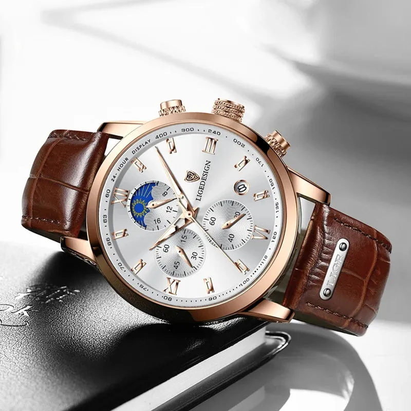 Luxury Chrono Sport Quartz Watch