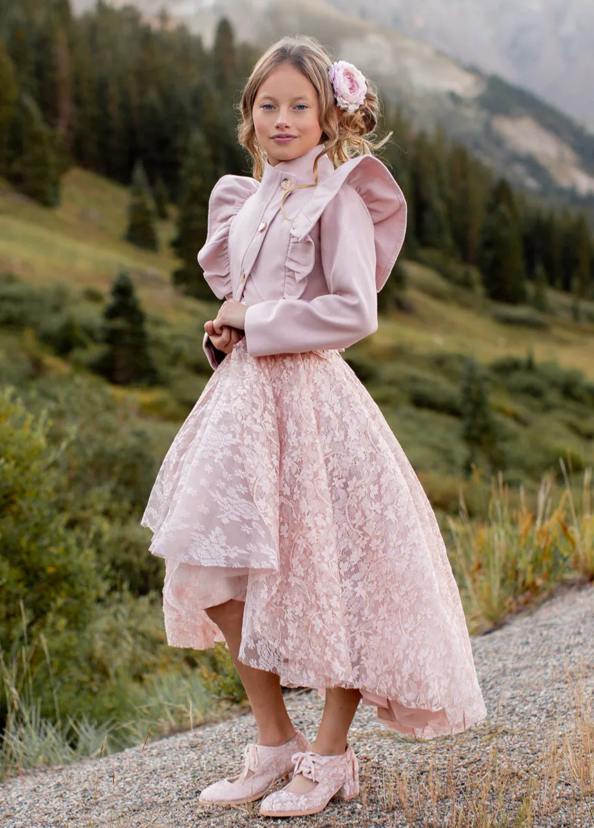 Lysandra Jacket in Nude Pink