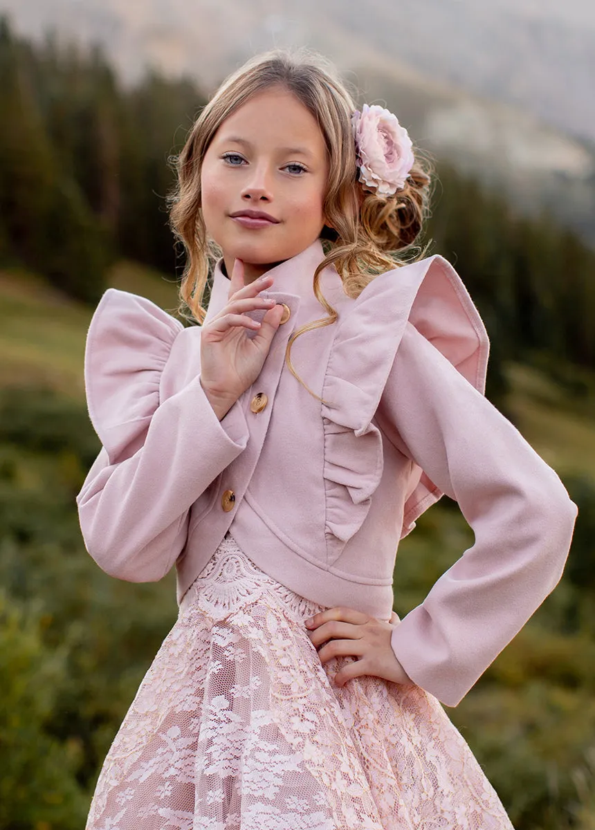 Lysandra Jacket in Nude Pink