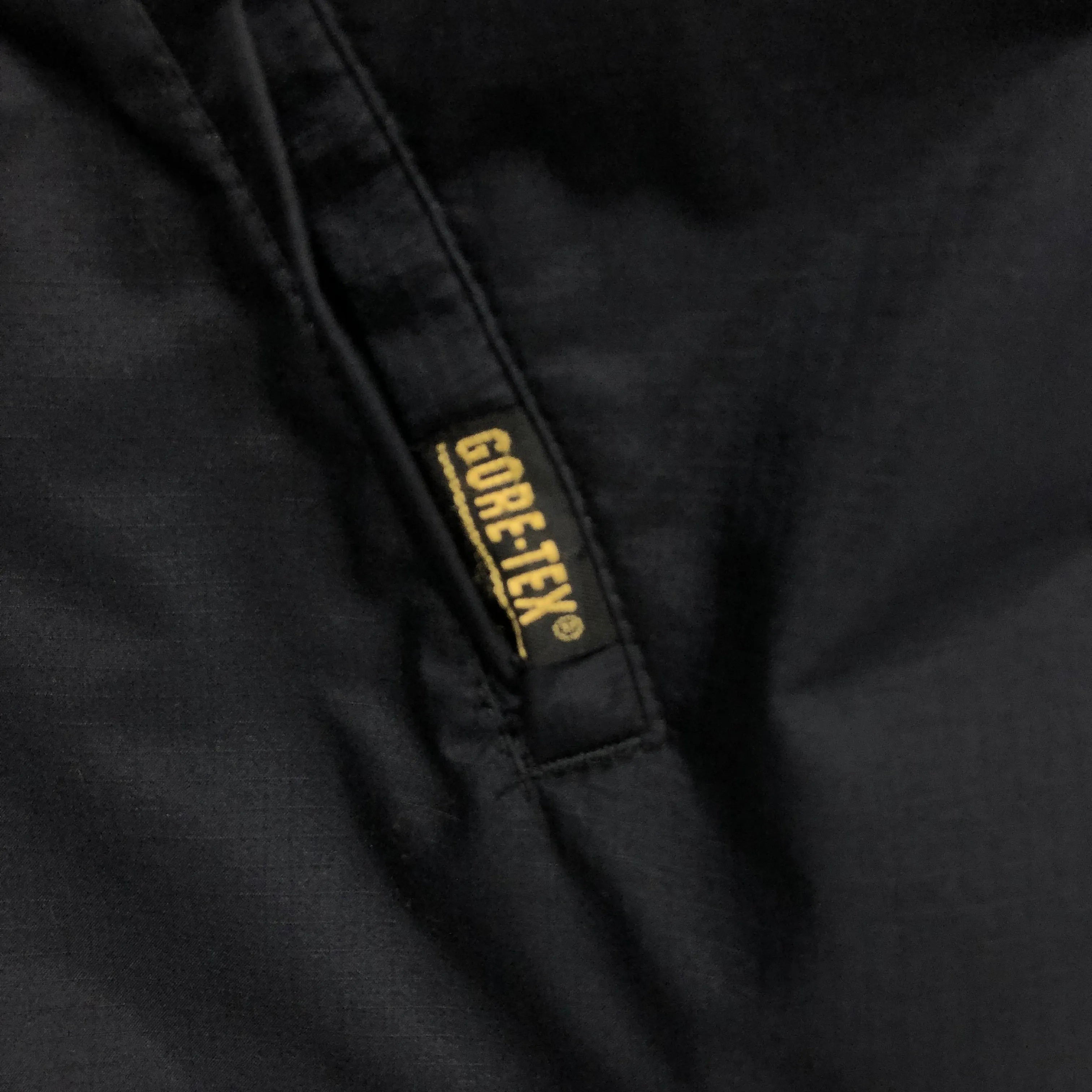 [M] A Bathing Ape Bape Vintage Ripstop Gore Tex Rain Jacket Black