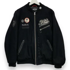 [M] HUF Freddy Corbin Tenderloin Rats DBC Wool Stadium Varsity Jacket
