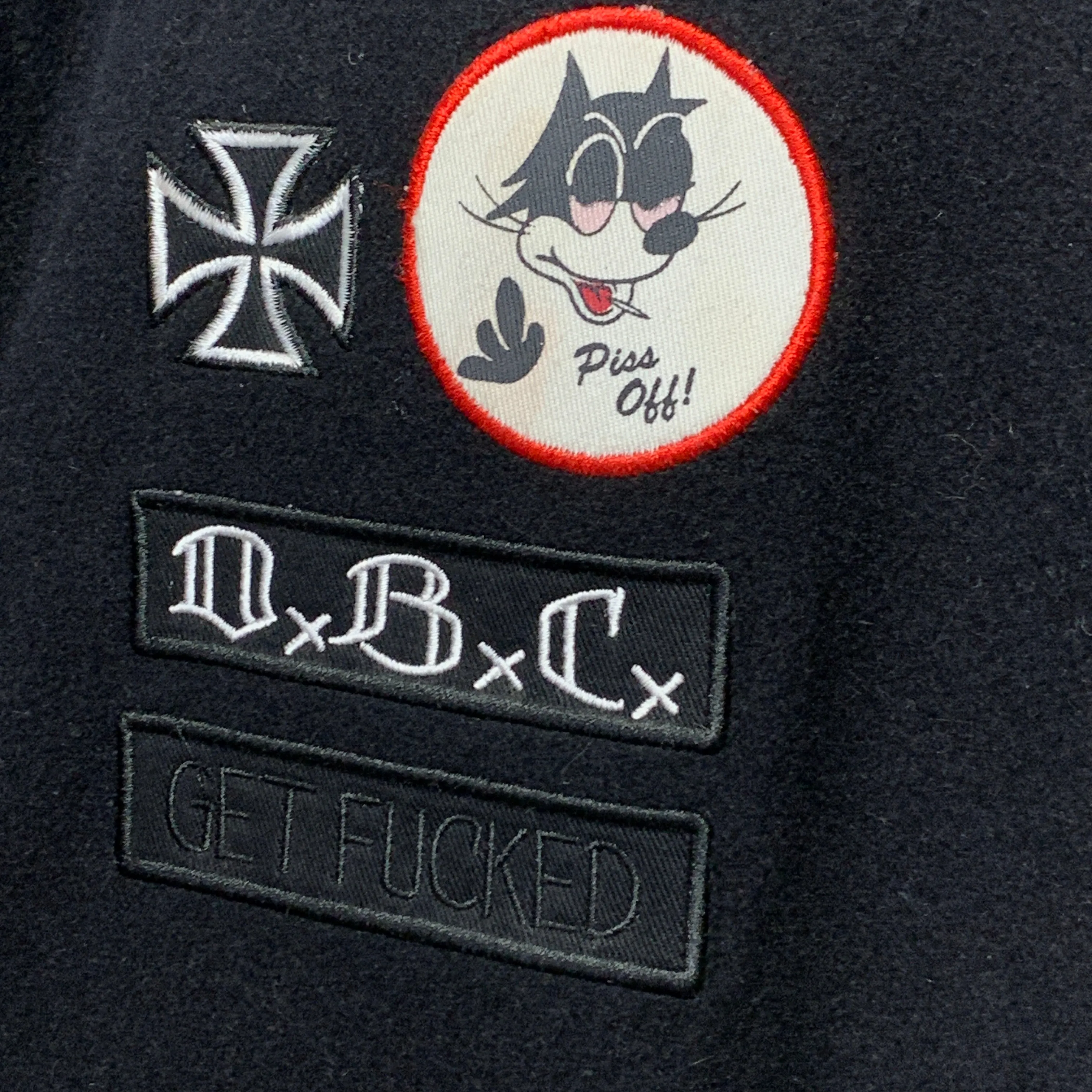 [M] HUF Freddy Corbin Tenderloin Rats DBC Wool Stadium Varsity Jacket