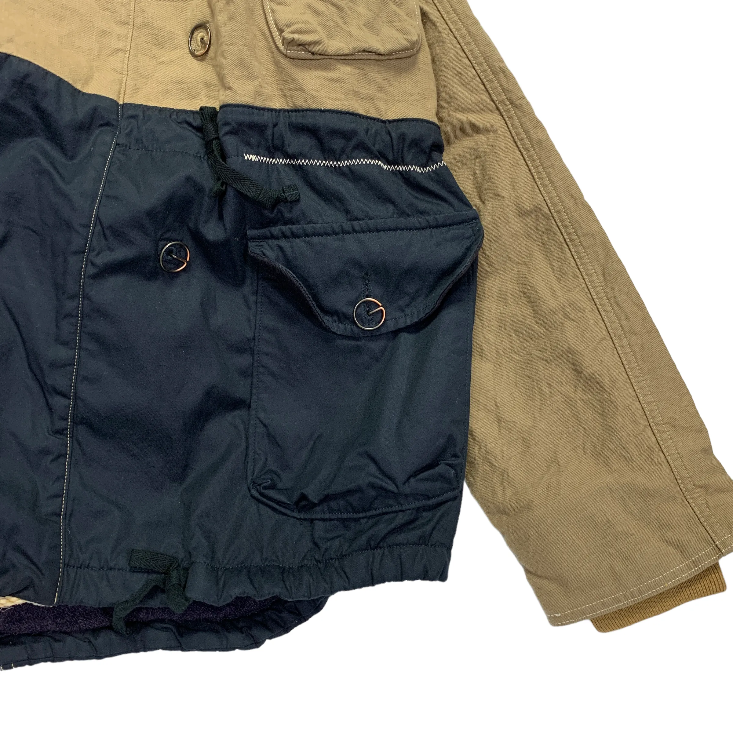 [M] Kapital Kiro Hirata 2 Tone CPO Katsuragi Ring Coat
