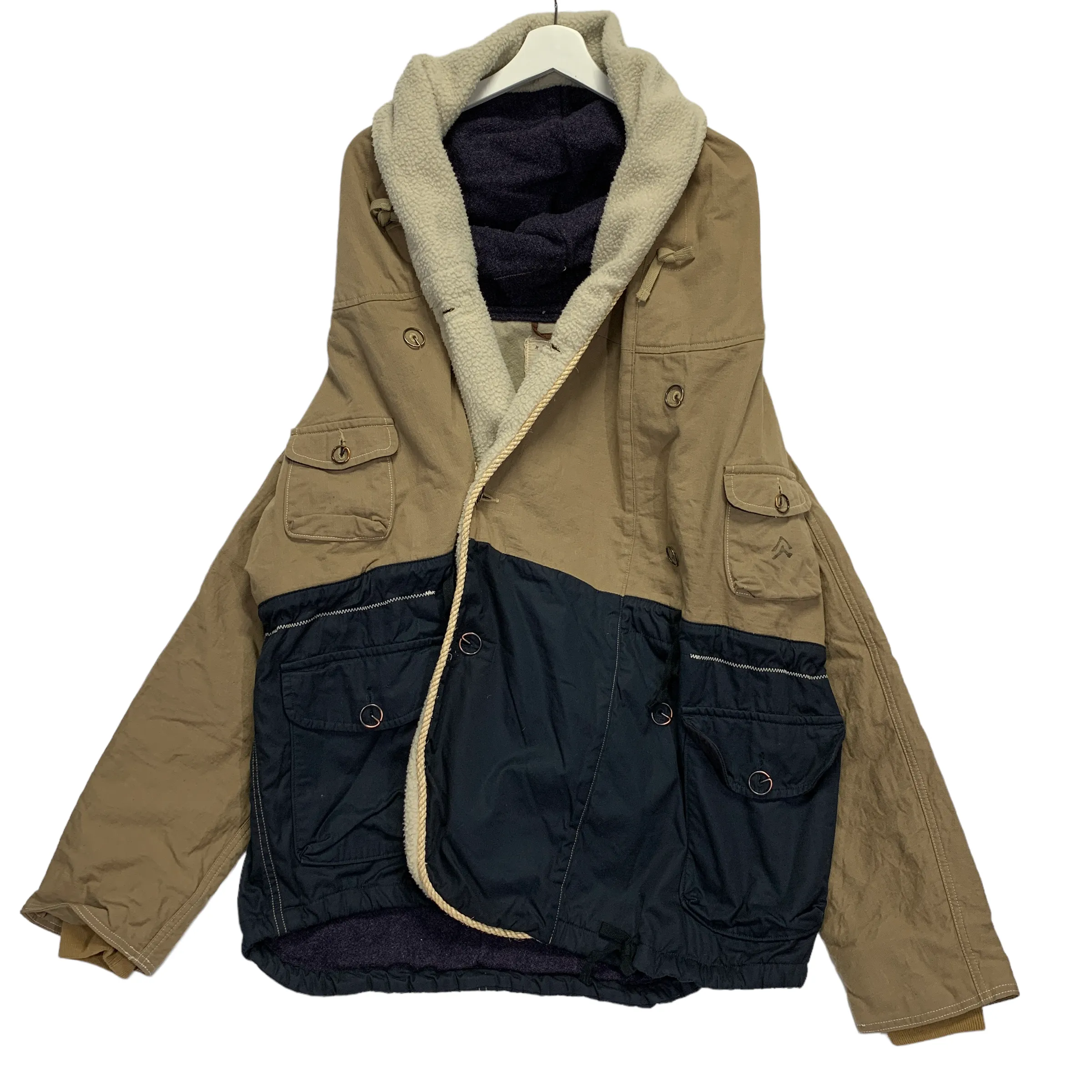 [M] Kapital Kiro Hirata 2 Tone CPO Katsuragi Ring Coat