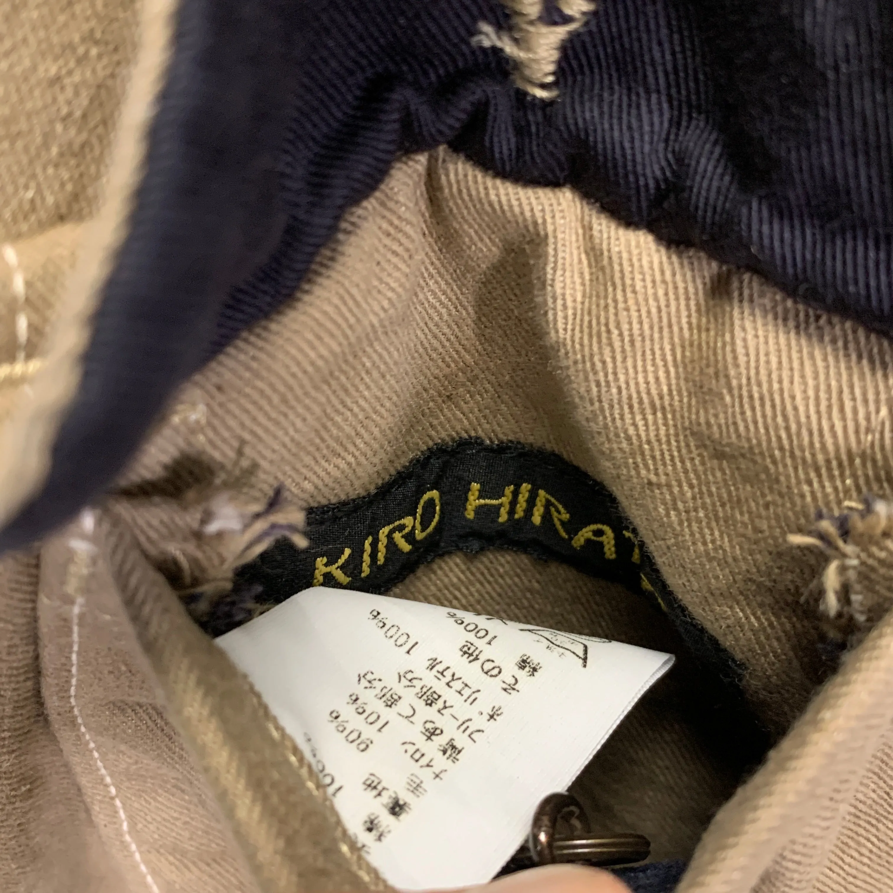 [M] Kapital Kiro Hirata 2 Tone CPO Katsuragi Ring Coat