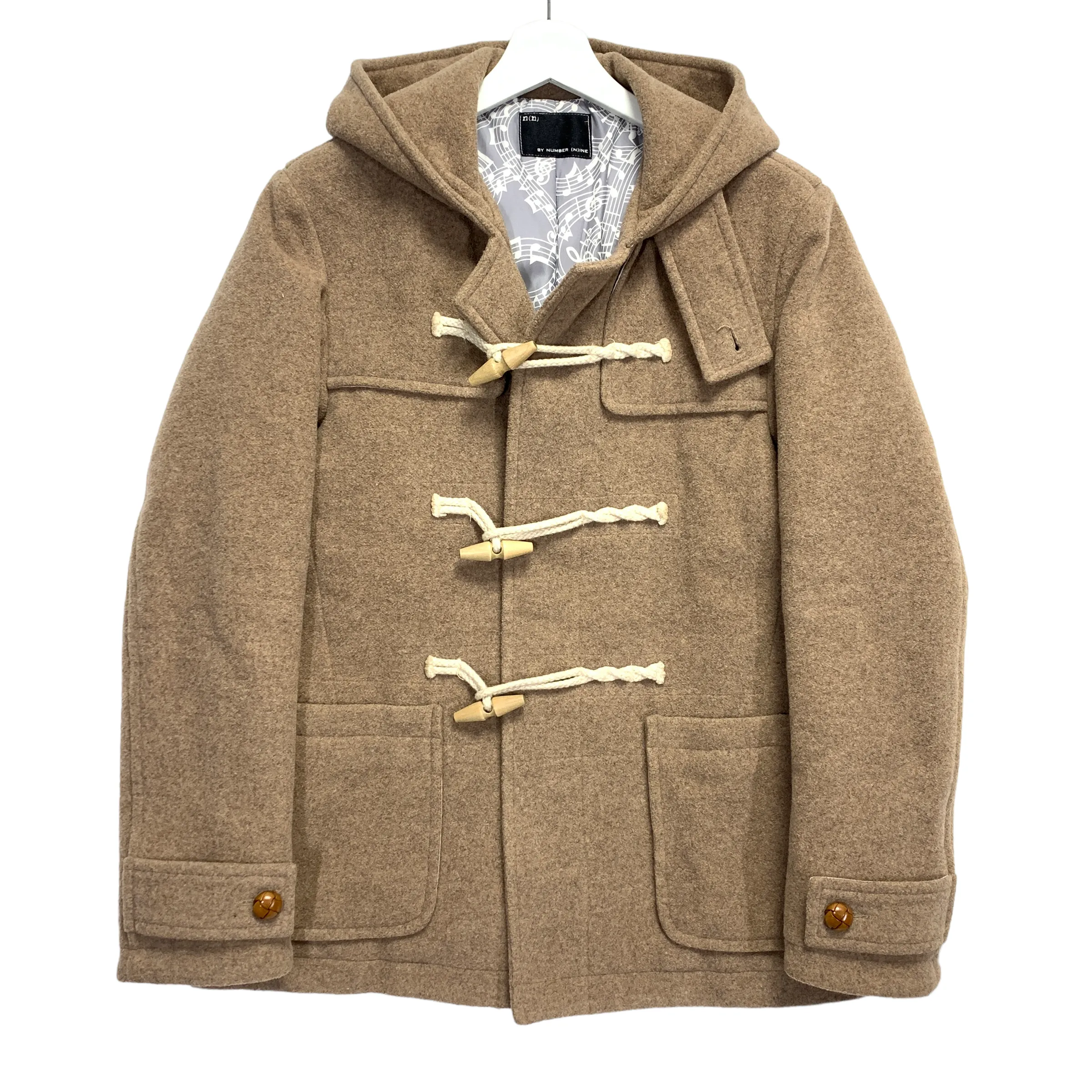 [M] Number Nine Wool Duffle Toggle Coat Jacket