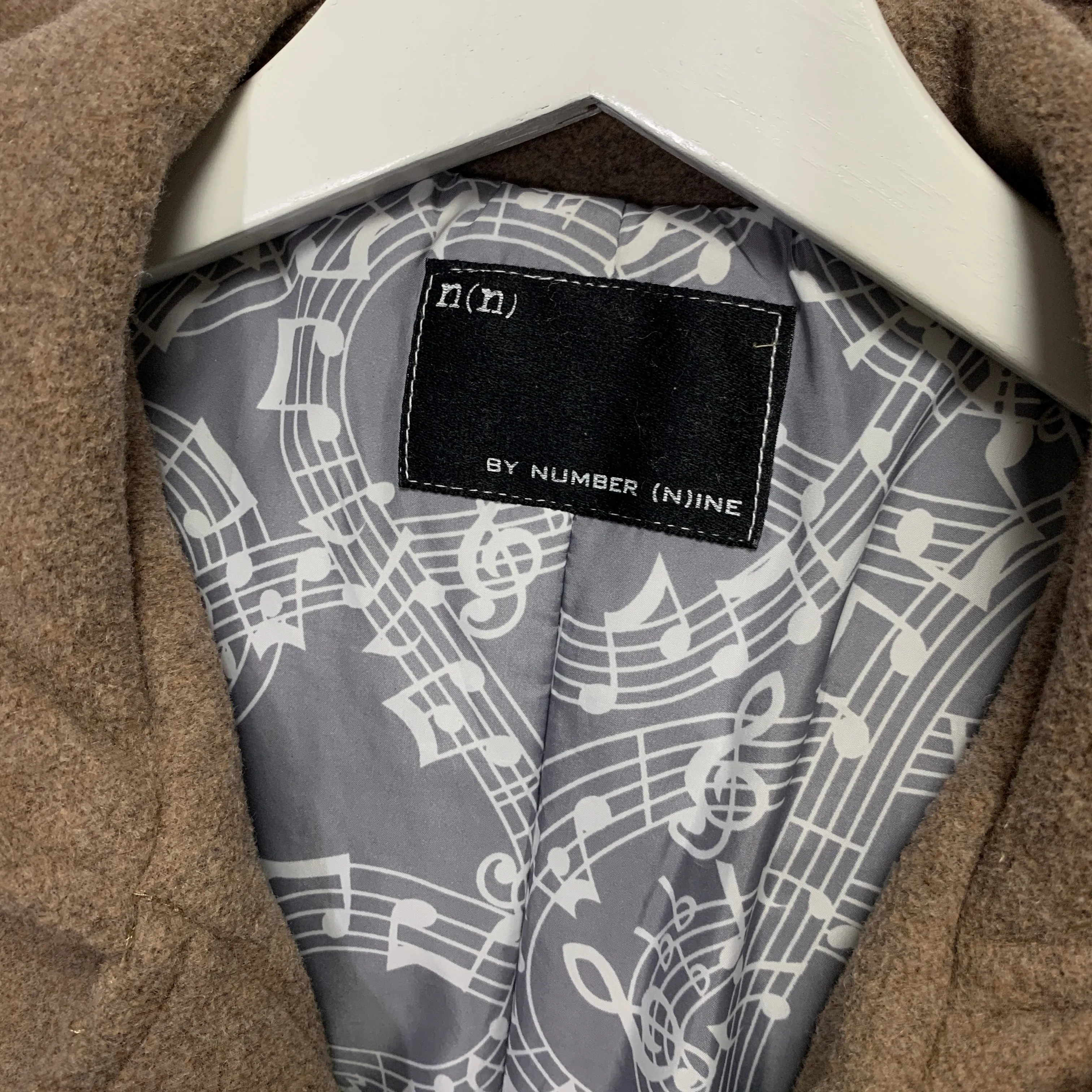 [M] Number Nine Wool Duffle Toggle Coat Jacket