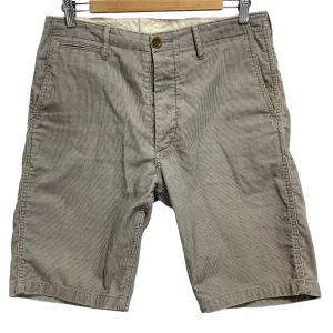 [M] Visvim 14SS Chino Slub Corduroy Shorts Grey